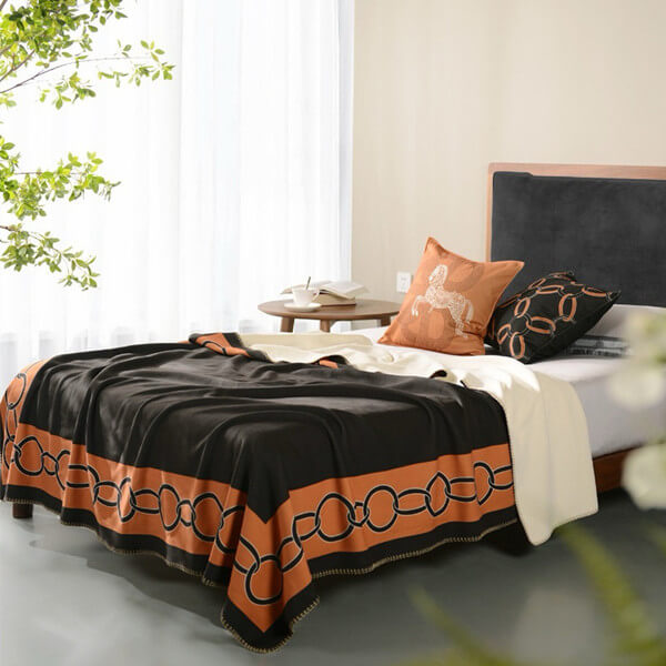 Fashion Chain Blanket Cotton Cashmere Soft Blanket