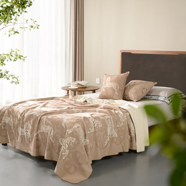 Charming Blanket Lamb Wool Sofa Cotton Cashmere Blanket