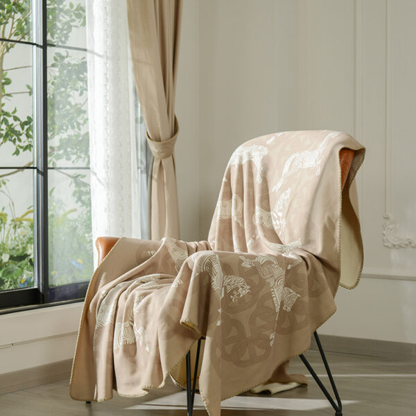 Charming Blanket Lamb Wool Sofa Cotton Cashmere Blanket