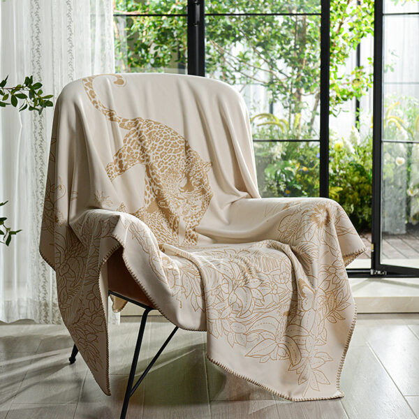 Soft Luxury Sofa Blanket Throw Cotton Cashmere Blanket