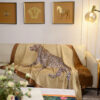 Artistic Beauty Blanket Fox Fur Soft Throws Blanket