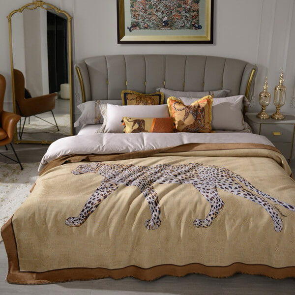 Artistic Beauty Blanket Fox Fur Soft Throws Blanket