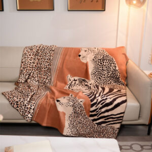 Printing Blanket Fox Fur Home Blankets