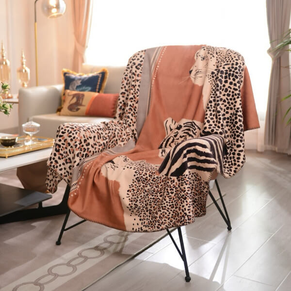Printing Blanket Fox Fur Home Blankets