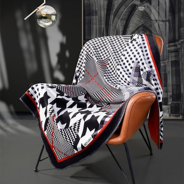 Luxury Blanket Home Accessory Fox Fur Throw Blanket