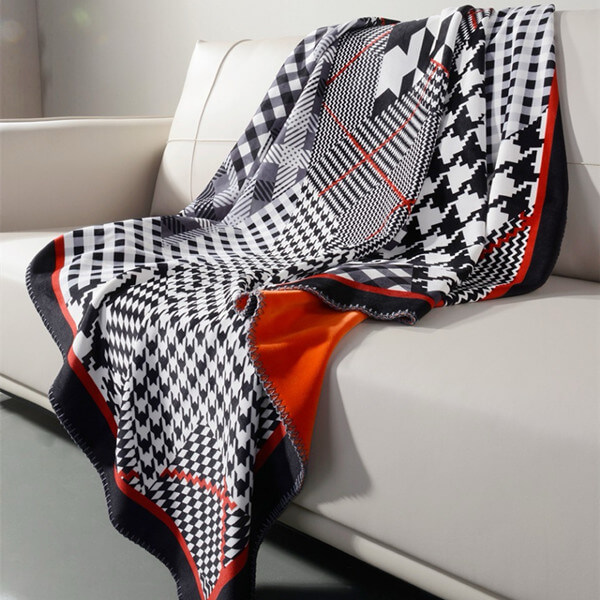 Luxury Blanket Home Accessory Fox Fur Throw Blanket
