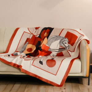 Cozy Comfort Blanket Fox Fur Sofa Throw Blanket