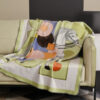 Relax & Unwind Throw Blanket Fox Fur Home Blanket