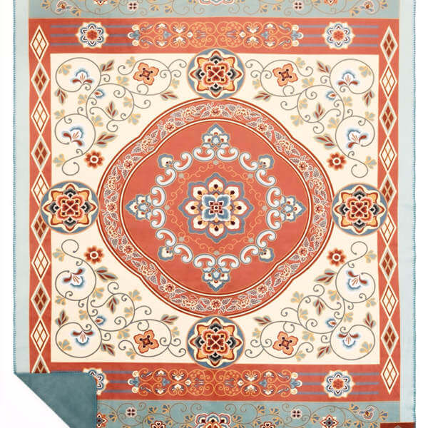 All-Season Blankets Cozy Fox Fur Home Blanket