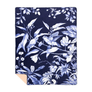 Garden Oil Painting Blanket Fox Fur Home Blankets