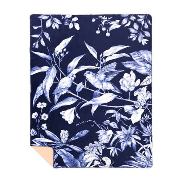 Garden Oil Painting Blanket Fox Fur Home Blankets