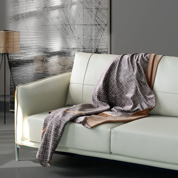 Classic Style Blanket Fox Fur Sofa Throw Blankets