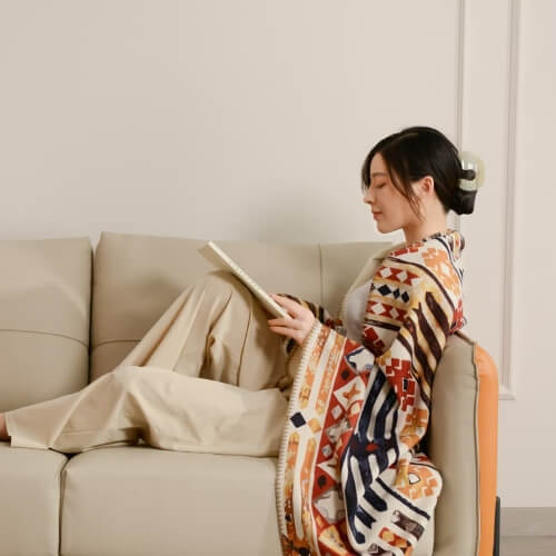 Comfortable Shawl Blanket Cotton Cashmere Shawl Blanket