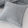 Softness Throw Pillow Embossed Rabbit Fur Pillows