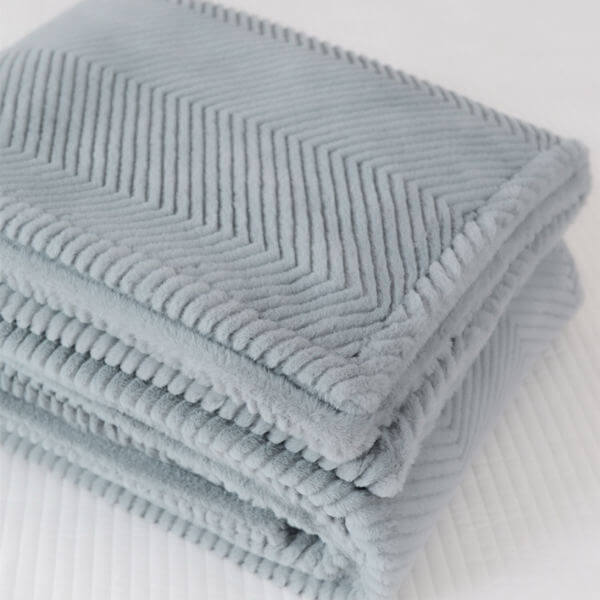 Sofa Blanket Texture Enhances Embossed Rabbit Fur Series Blanket