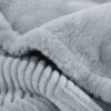 Softness Throw Pillow Embossed Rabbit Fur Pillows