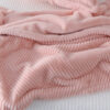 Exquisite Blankets Design Embossed Rabbit Fur Series