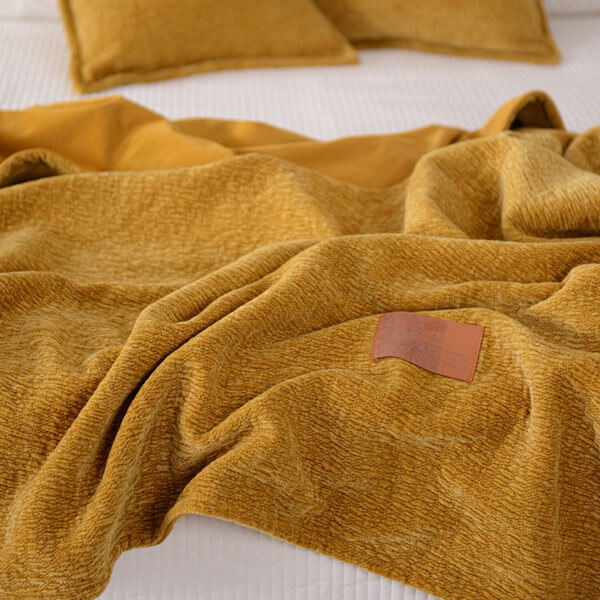 Fancy Jacquard Blanket Pressed Wrinkle Series Blankets