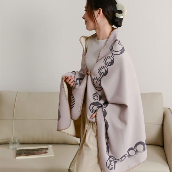 Exquisite Traval Shawl Blanket Cotton Cashmere Shawl Blanket