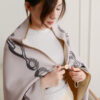 Exquisite Traval Shawl Blanket Cotton Cashmere Shawl Blanket