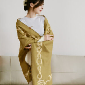 Dreamy Cloud Shawl Blanket Cotton Cashmere Blanket
