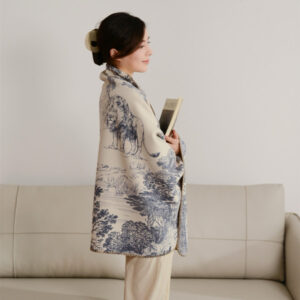 Designer Comfort Shawl Blanket Cotton Cashmere Shawl Blanket