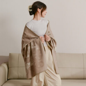 Chic Decor Shawl Blanket Cotton Cashmere Blanket