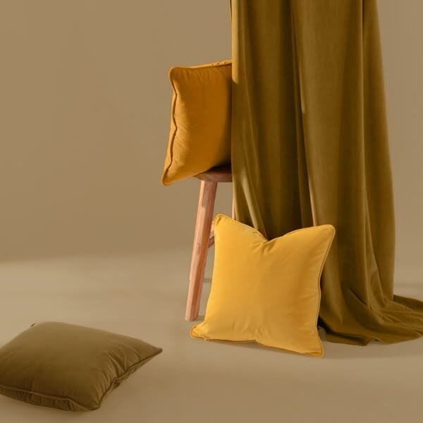 Premium Velvet Throw Pillow Honey Amber SeriesThrow Pillows