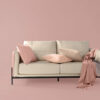 Peach Pink Series Throw Pillow Solid Color Throw Pillow