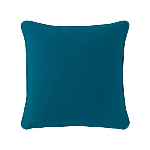 Peacock Blue Throw Pillows Velvet Throw Pillow