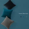 Peacock Blue Throw Pillows Velvet Throw Pillow