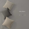 Gray Series Solid Color Throw Pillows Heavyweight Velvet Pillows