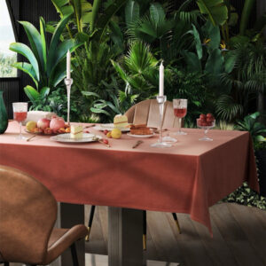 Luxurious Dining Heavyweight Velvet Tablecloth