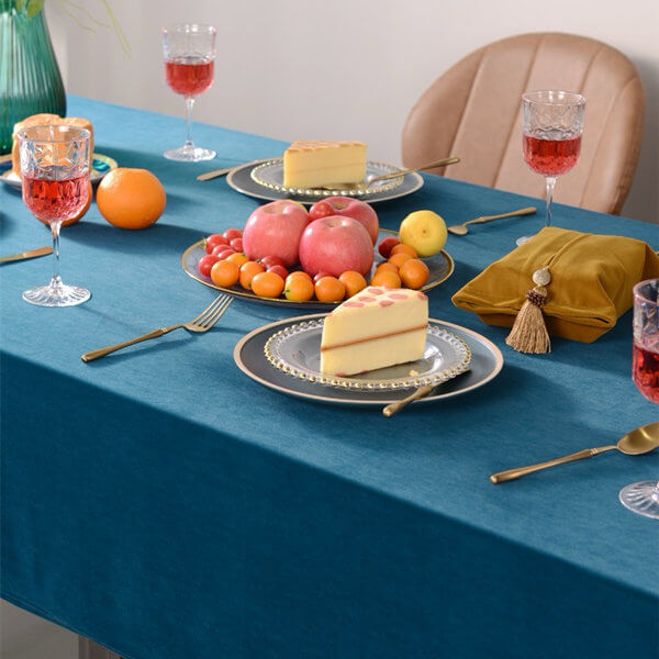 Heavyweight Velvet Tablecloth Sumptuous Velvet Tablecloth