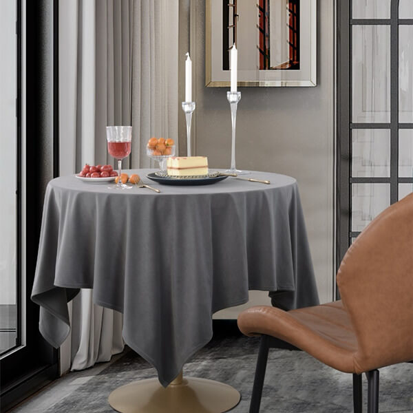 Thick & Silky Soft Heavyweight Velvet Tablecloth