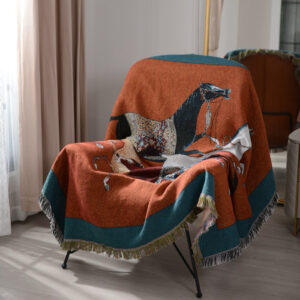 Knitted Cotton Sofa Blanket Multi-Purpose Blankets