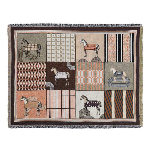 Exquisite Patterns Blanket Woven Cotton Blankets