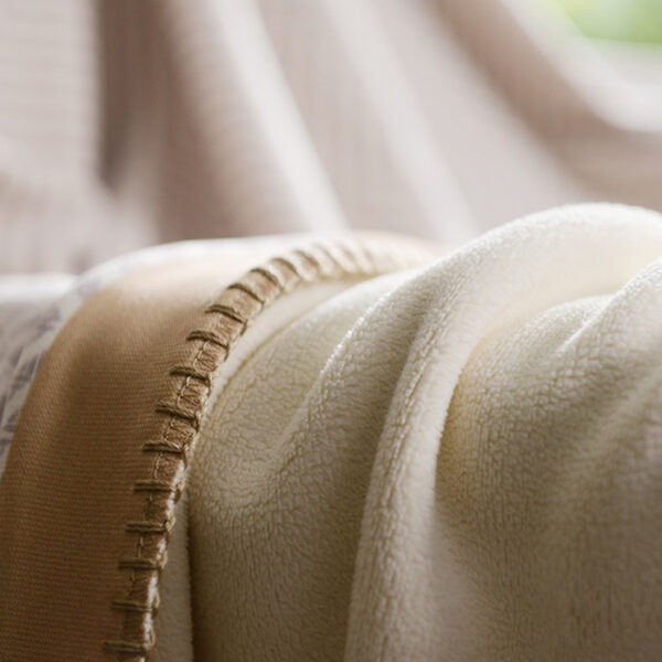 Argyle Blanket Soft Cotton Cashmere Blanket