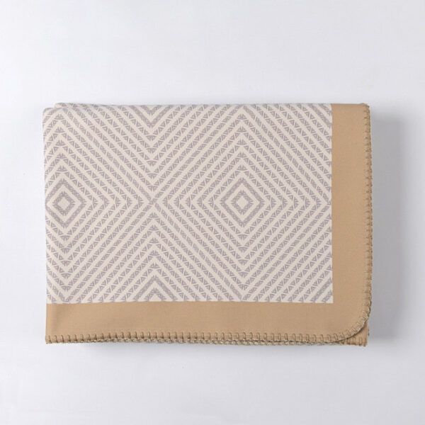 Argyle Blanket Soft Cotton Cashmere Blanket