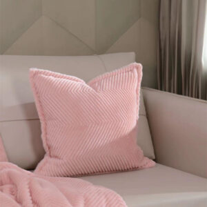 Exquisite Throw Pillow Embossed Rabbit Fur Throw Pillows