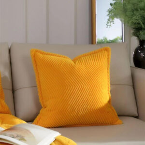 Unparalleled Softness Embossed Rabbit Fur Throw Pillow