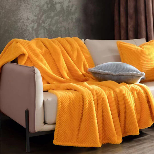 Incredibly Soft Blankets Embossed Rabbit Fur Series