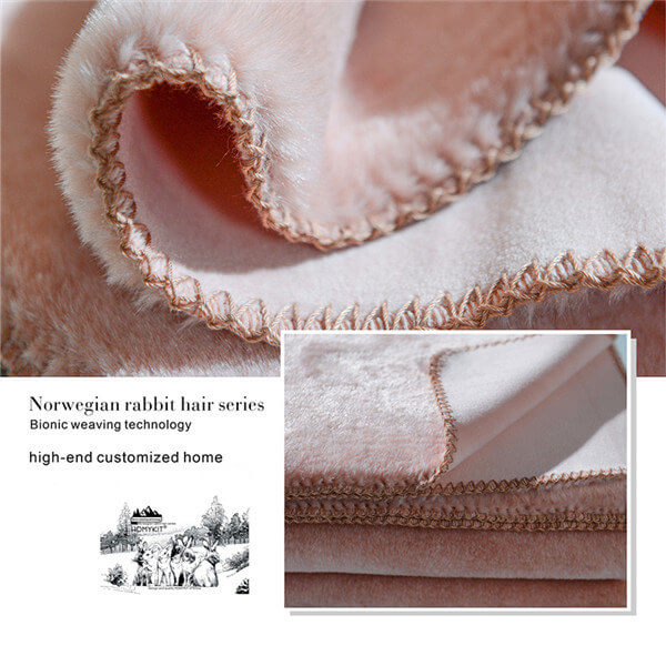 Throw And Blankets Norwegian Rabbit Hair Blanket