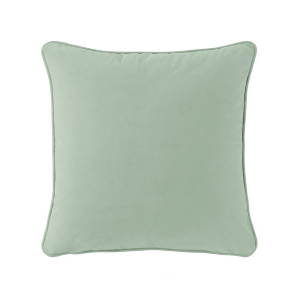 Heavyweight Velvet Throw Pillow Stream Bird Blue Series Throw Pillow