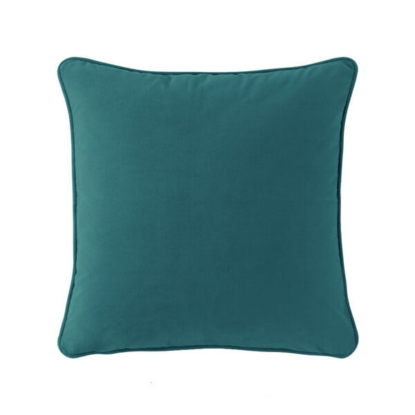 Heavyweight Velvet Throw Pillow Stream Bird Blue Series Throw Pillow