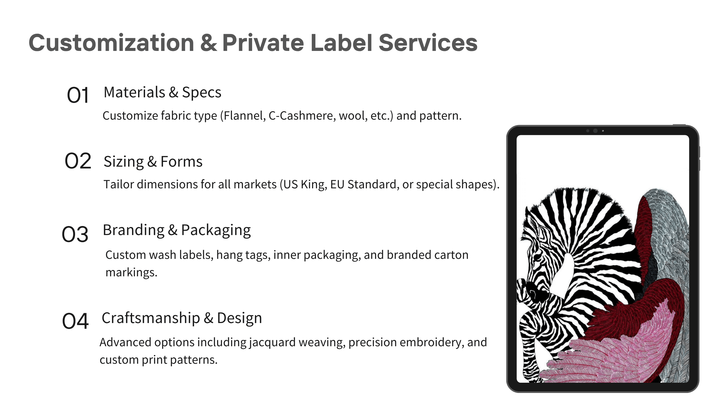 Customization Private Label Services